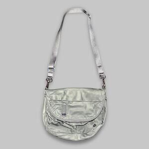 Lululemon Reflective Silver Crossbody Messenger Bag